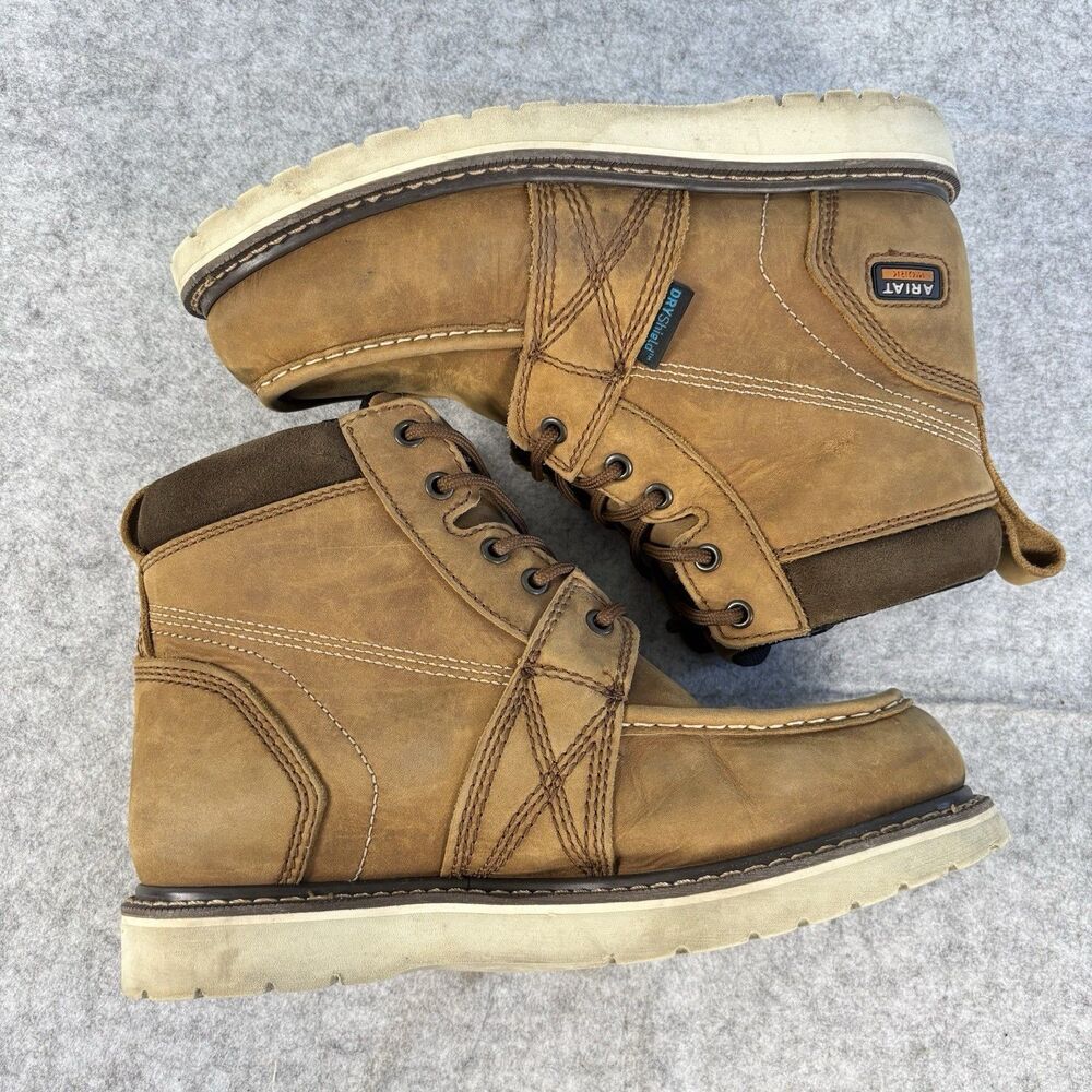 10038336 - Womens 8.5 8.5C - Ariat Rebar Wedge Moc Toe Waterproof Workwear Boots